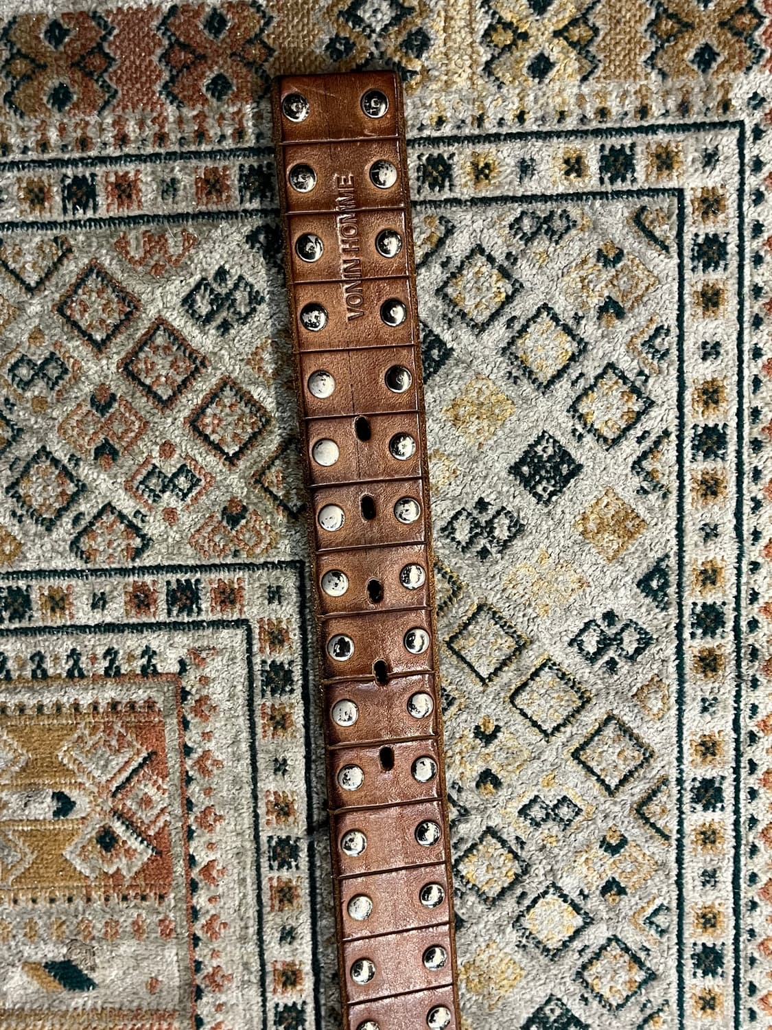 보닌 가죽 벨트 브라운  #csz1963 상품이미지5