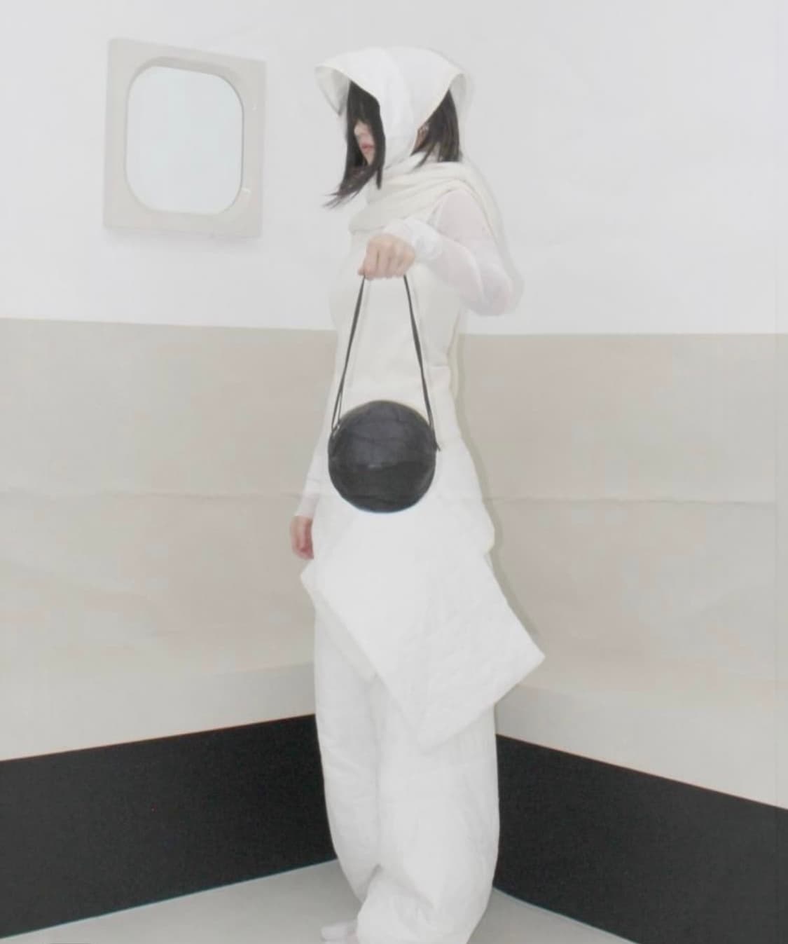 노스밋 rounded ball bag(patch black) 상품이미지1