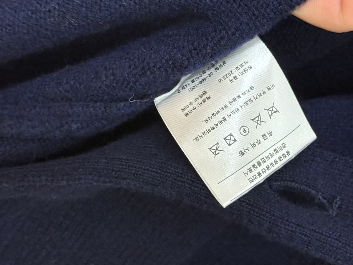 누마레ee 투웨이 가디건 네이비 새상품 L 상품이미지6