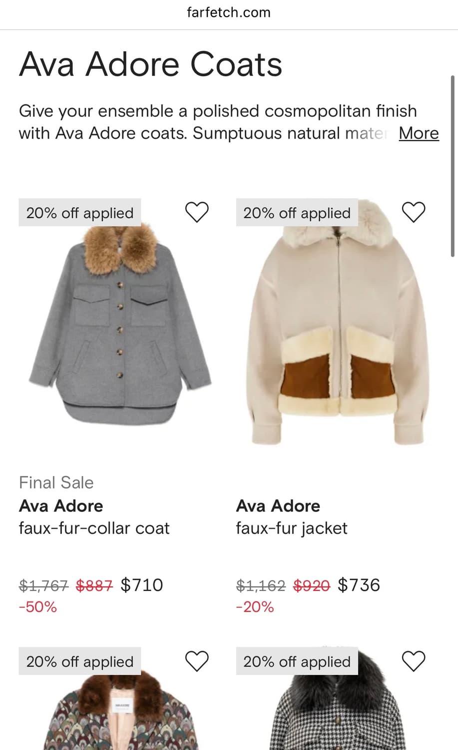 (정가 150만원) 아바아도르 AVA ADORE 리버시블 코트 38 상품이미지9