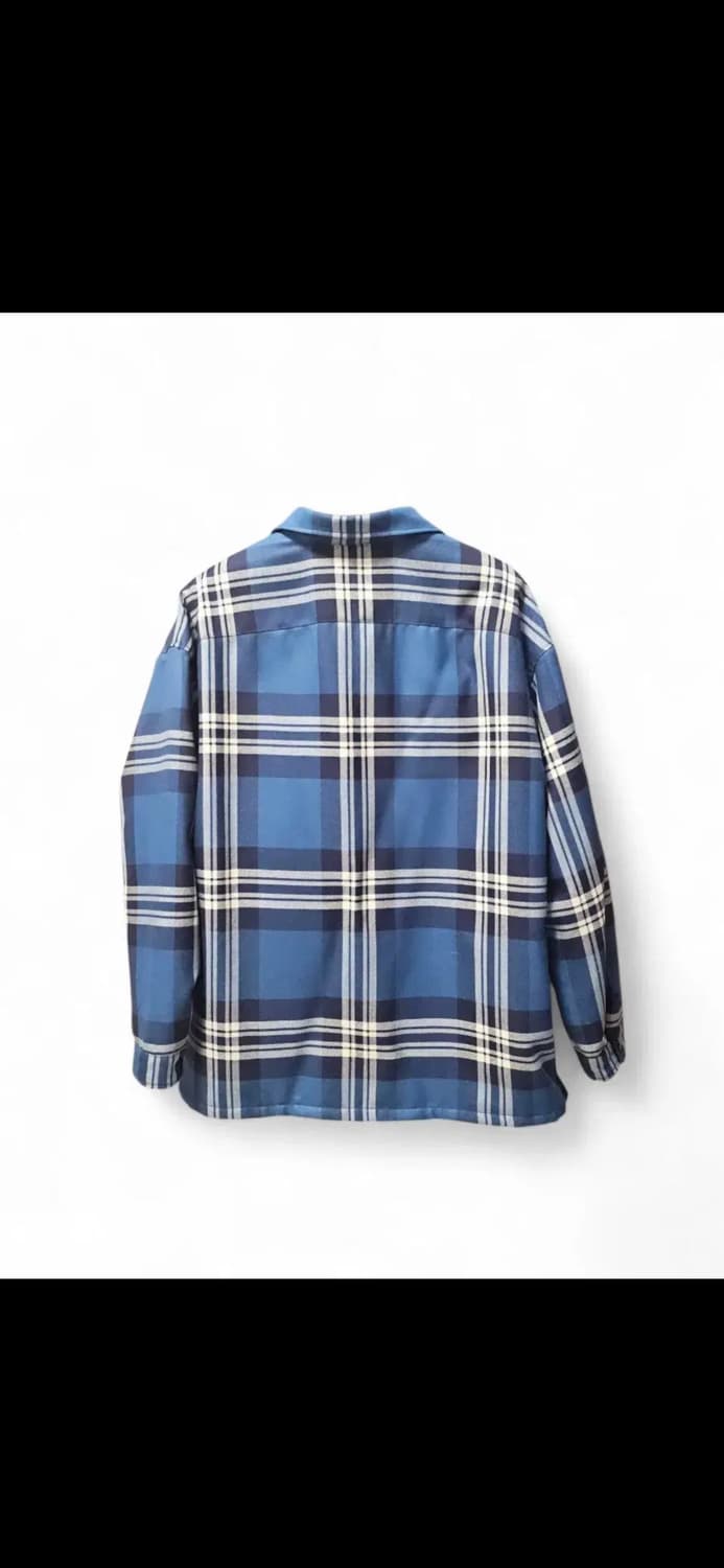 프라다 블루 체크 셔츠 아우터(xl-xxl) 상품이미지6