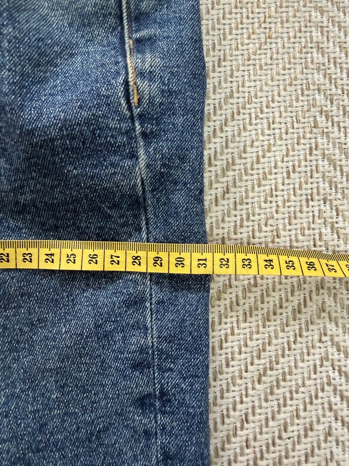 정품) 솔리드옴므 로고 청바지 50(32-33) 상품이미지9