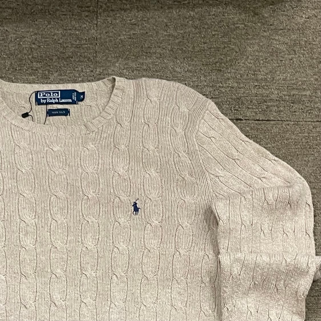 (M) POLO 폴로 랄프로렌 케이블 니트 상품이미지4