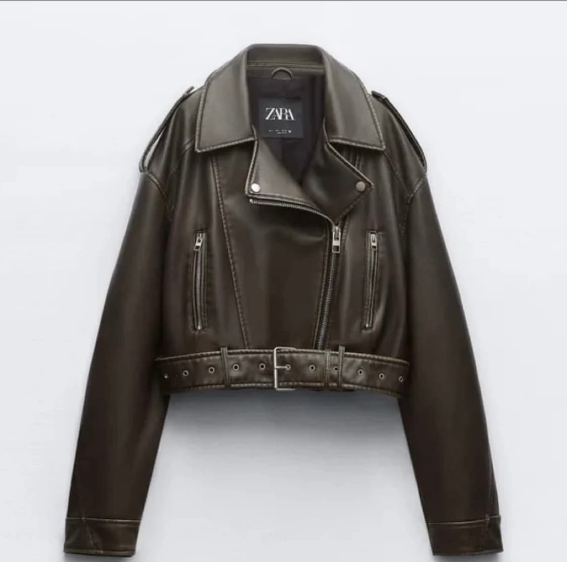 자라 레더자켓 상품이미지1
