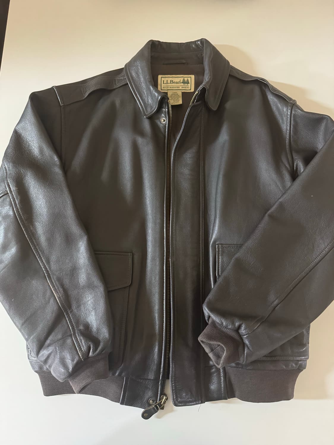 LL bean 가죽자켓 상품이미지1