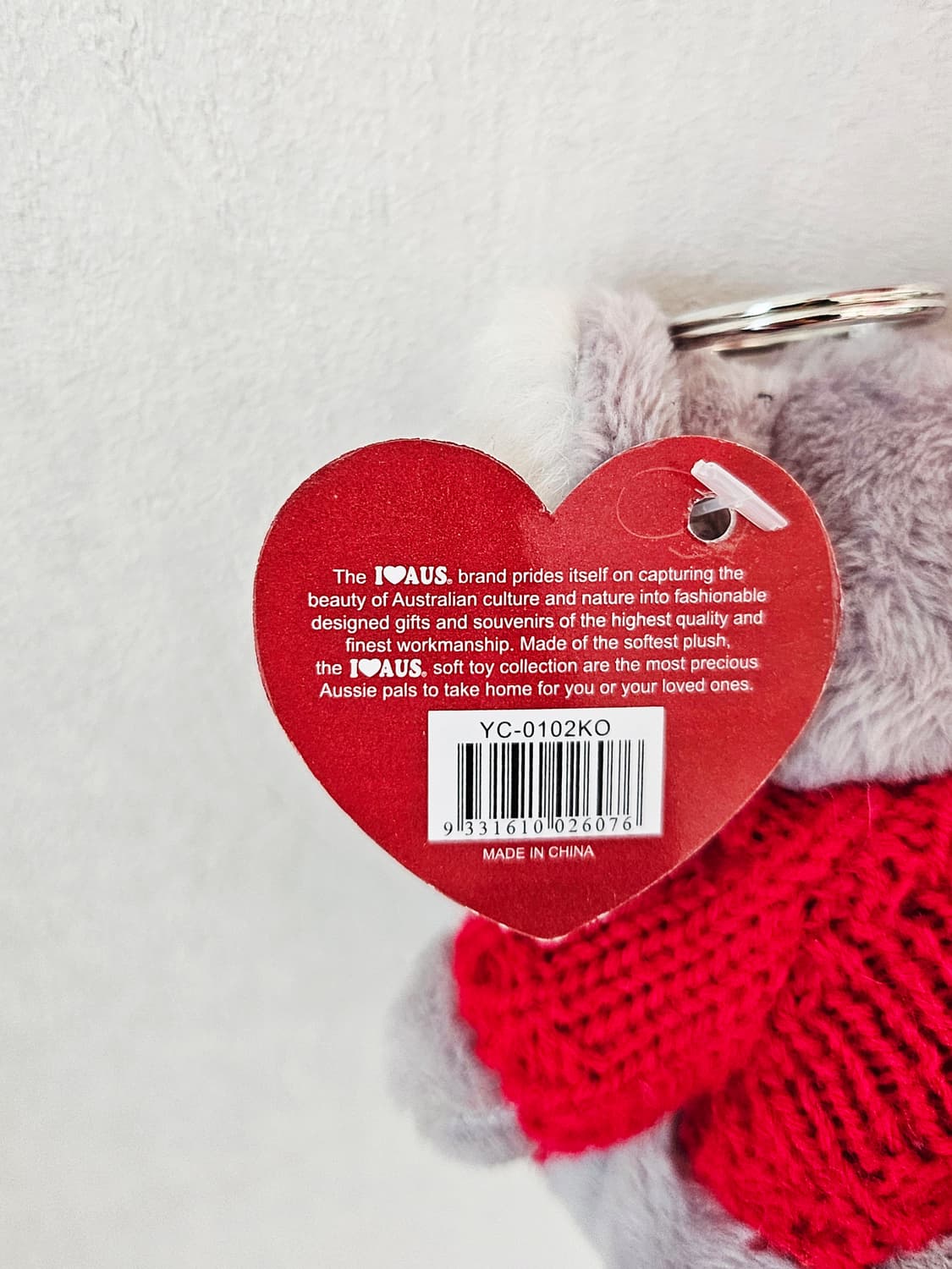 호주 멜번 시드니 여행 기념 코알라 니트 키링 (새상품) 상품이미지4