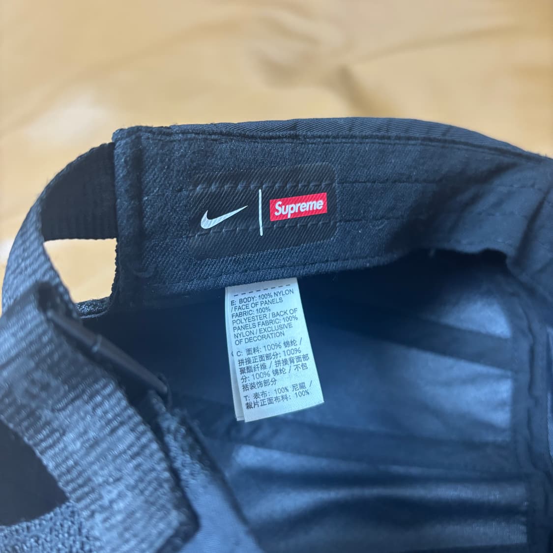 (Supreme x Nike) 슈프림x나이키 트레일 블랙 캠프캡 모자 상품이미지7