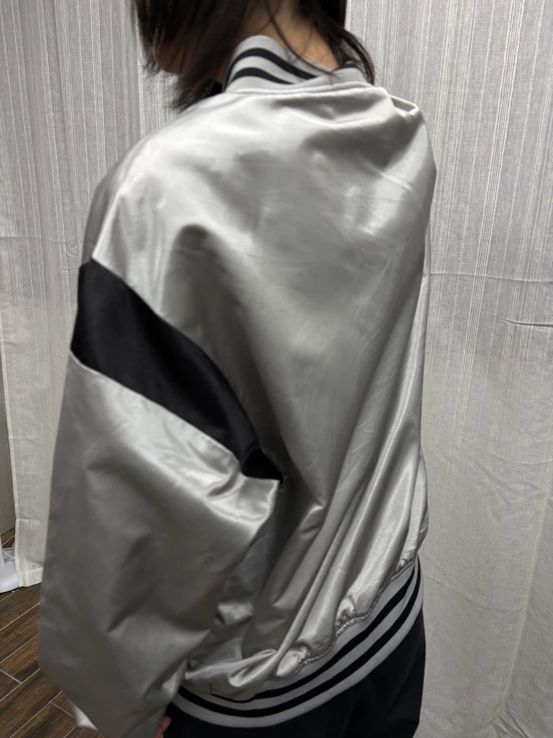 MLB 뉴욕 양키스 실버 스타장 야구 점퍼 바시티 자켓 상품이미지6