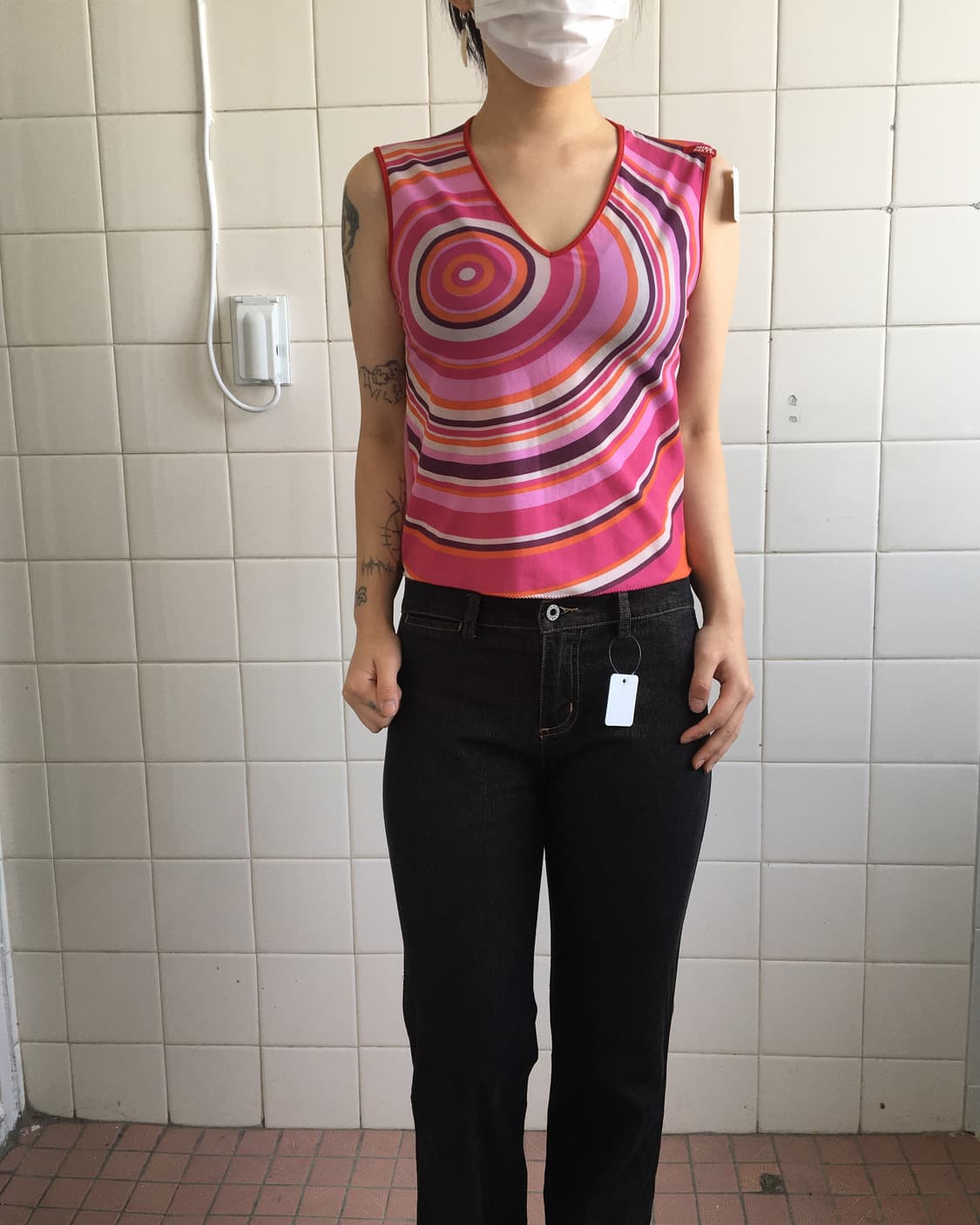 Miss sixty pattern sleeveless 상품이미지1