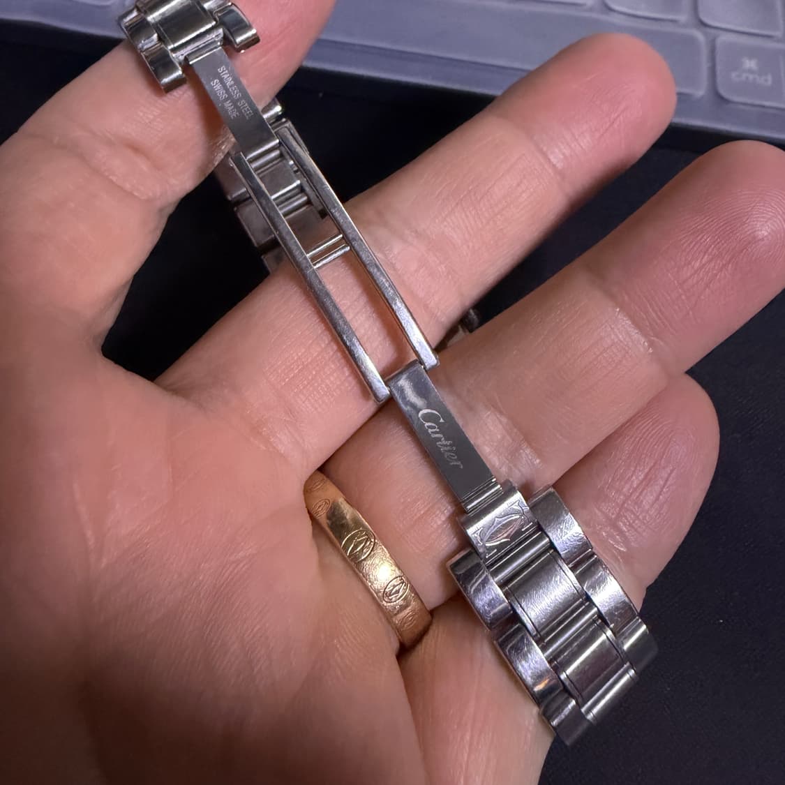 까르띠에 여성 실버 21C 쿼츠 스틸 시계 29mm 상품이미지9