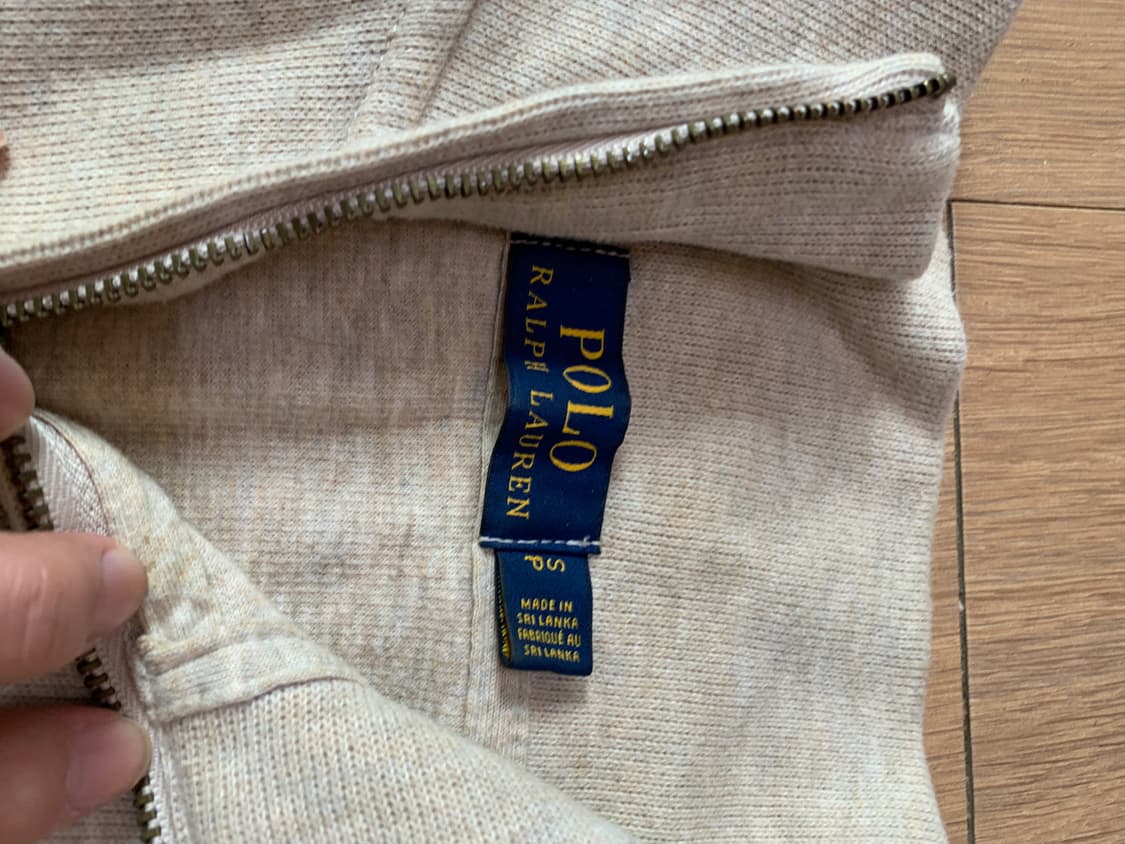 폴로 랄프로렌 반집업 니트 하프집업 sp사이즈 베이지 컬러 상품이미지2