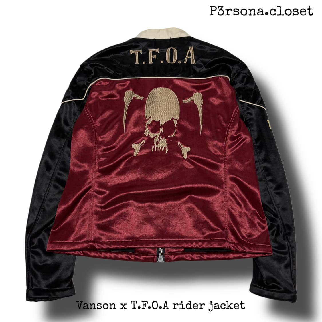 Vanson x TFOA rider jacket 상품이미지1