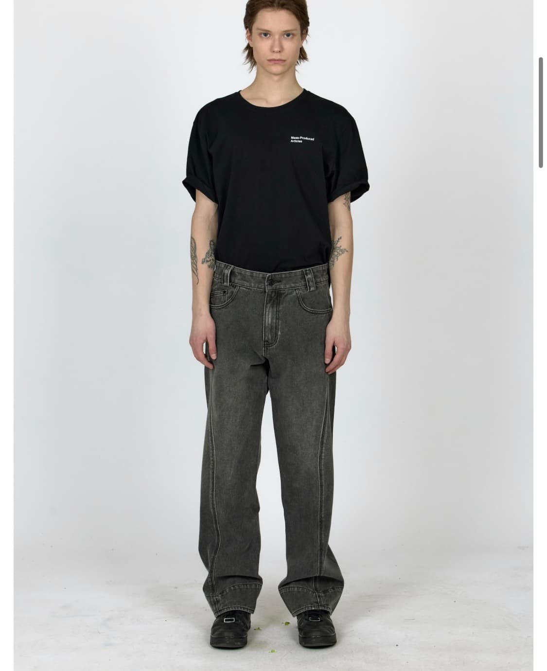 [플라스틱프로덕트] MPa DRIFT DENIM PANTS (GREY) 상품이미지2