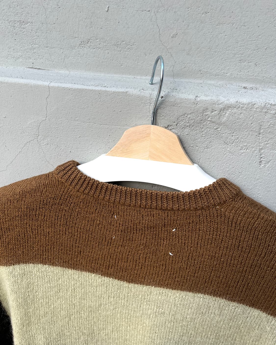 마르지엘라 스트라이프 언발란스 니트 상품이미지5