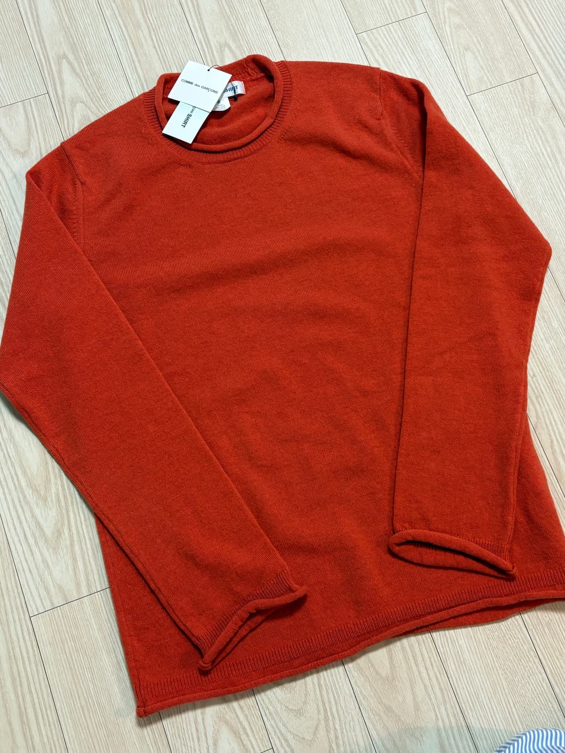 꼼데가르송셔츠 롤드햄 니트 상품이미지1