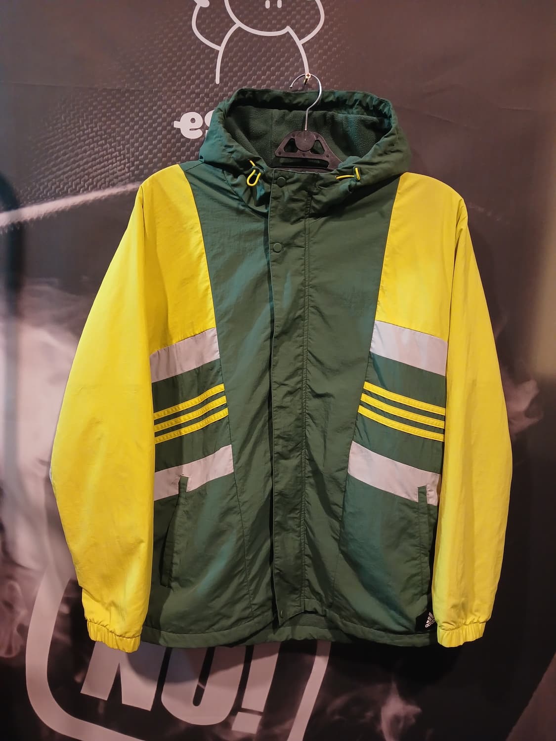 아디다스 바람막이 기모 후드 자켓 상품이미지1