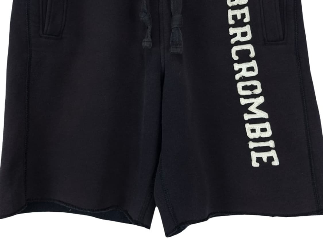 [아베크롬비] Y2K 빈티지 로고 패치 스웻 하프팬츠 반바지 M20165 상품이미지6