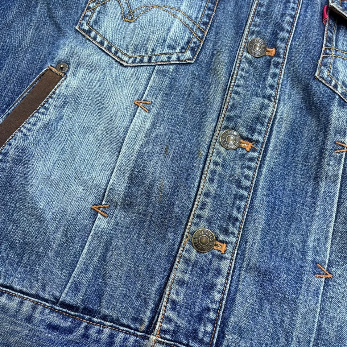 95 에드윈 포켓 웨스턴 데님 자켓 0427E 상품이미지6