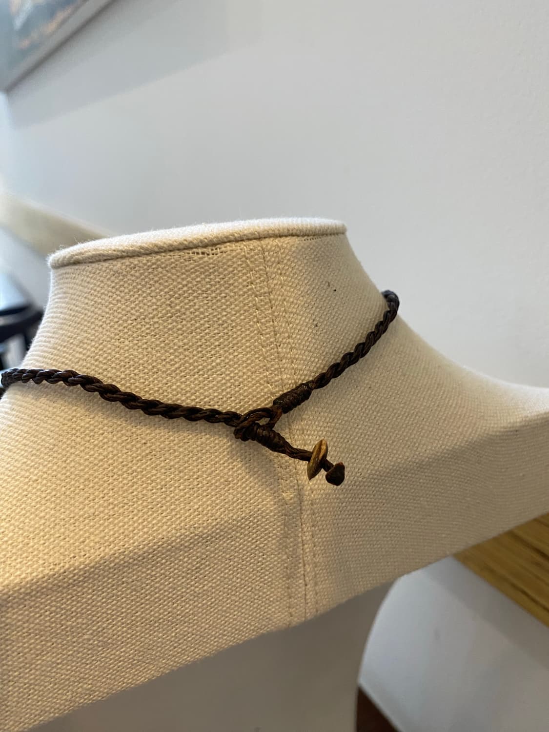 에스닉 무드 우드 나무 팬던트 목걸이 상품이미지4