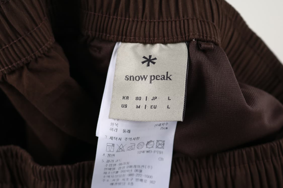 [여성 XL] 스노우피크 클랜드 와이드 팬츠 상품이미지3