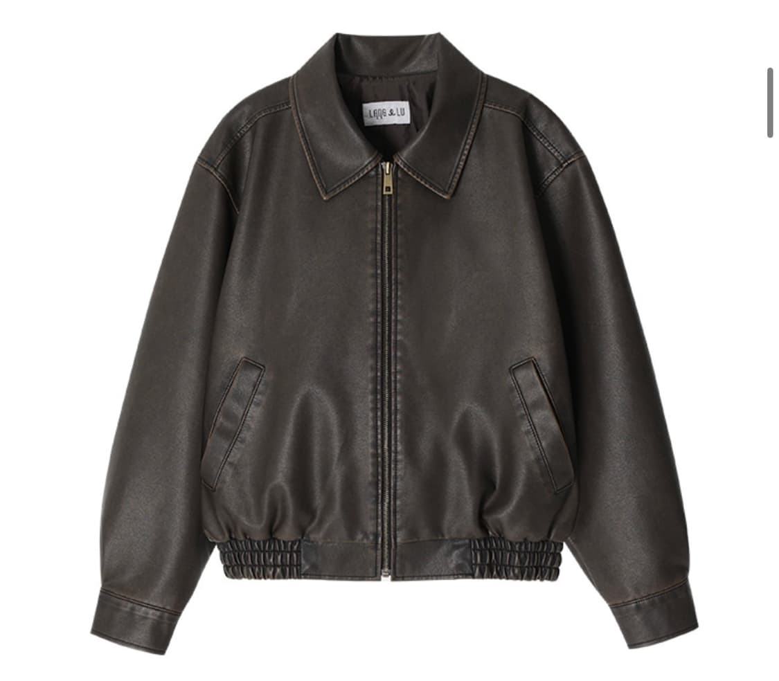 랭앤루 레더자켓 다크브라운  상품이미지1