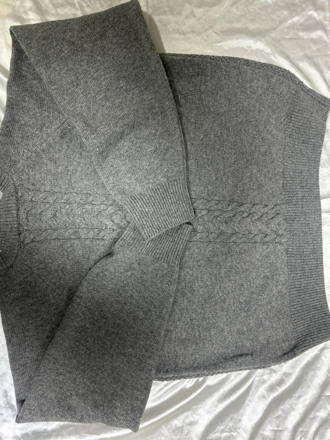 (새상품) 웨이비니스 Double Texture Round-neck Ca 상품이미지4