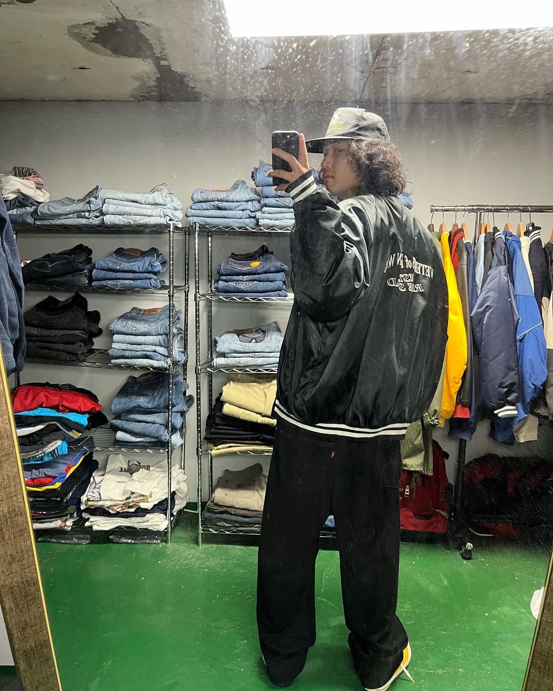 3XL) WEST ARK SATIN JACKET 상품이미지6