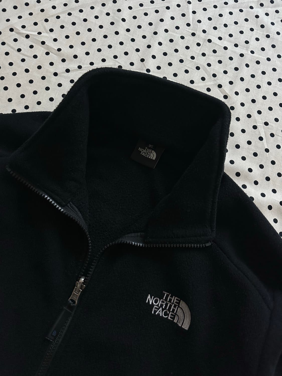 노스페이스 플리스 집업 블랙 상품이미지2