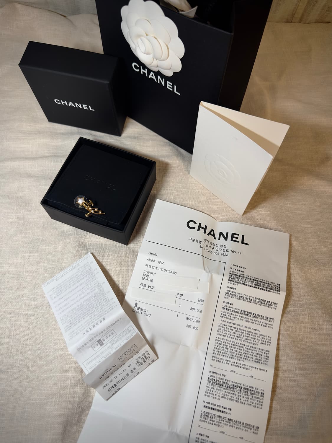 샤넬귀걸이 커스텀쥬얼리(한쪽) 상품이미지2