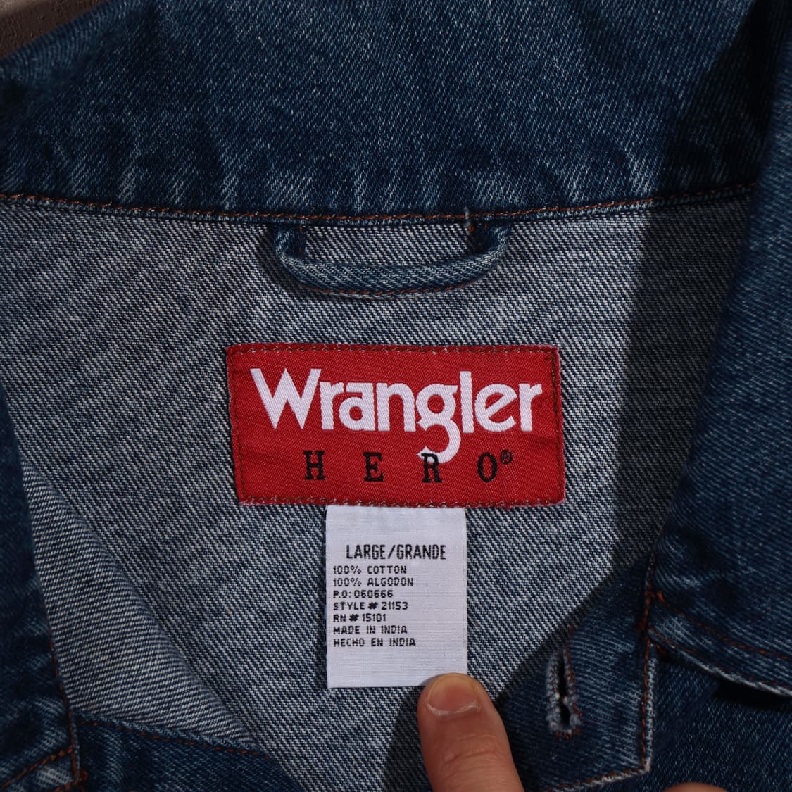 랭글러 히어로 데님자켓  상품이미지4