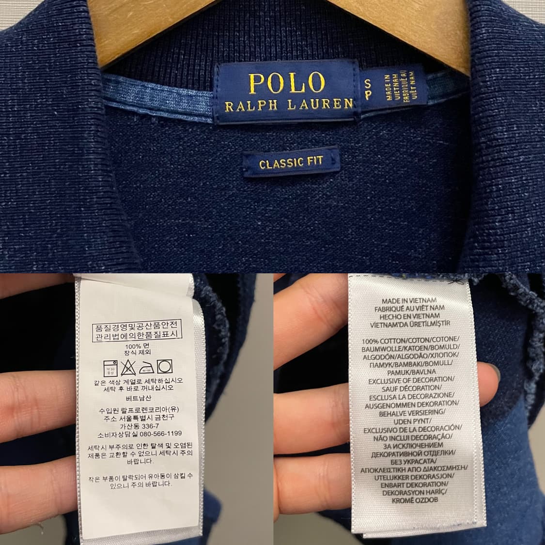 (S)POLO 폴로랄프로렌 코튼 패치워크 PK 반팔 카라티셔츠 상품이미지10