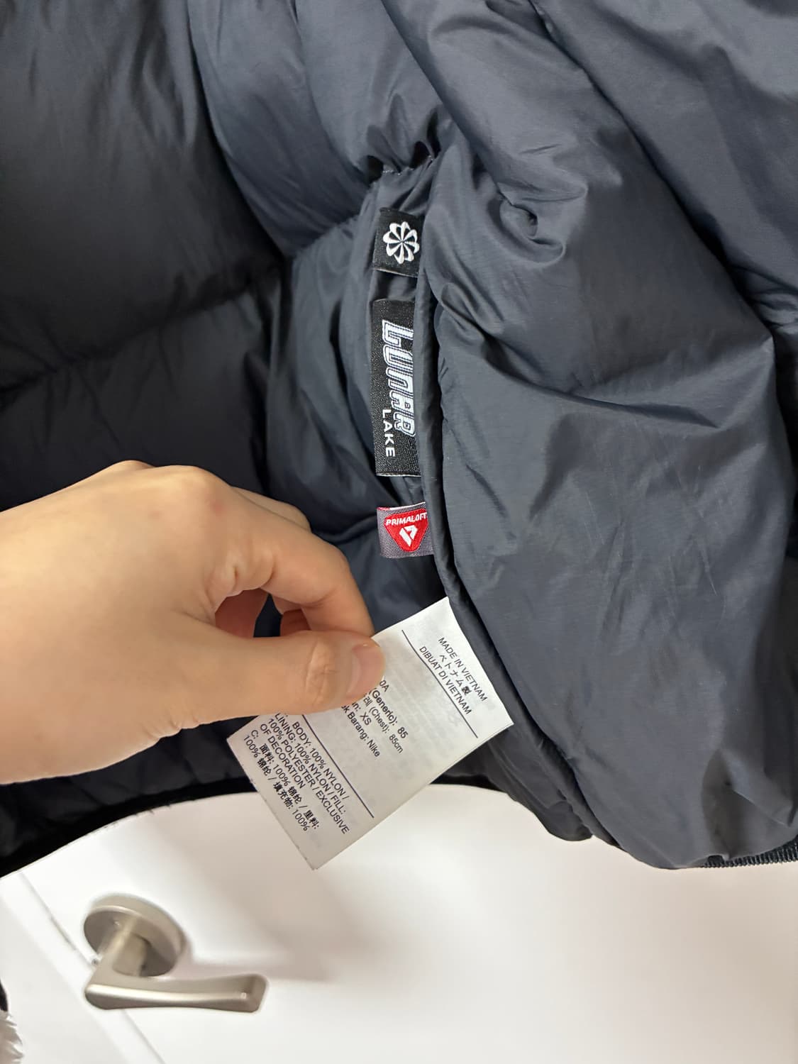 ACG 써마핏 ADV 루나 레이크 퍼퍼 자켓 블랙 - 아시아 상품이미지8