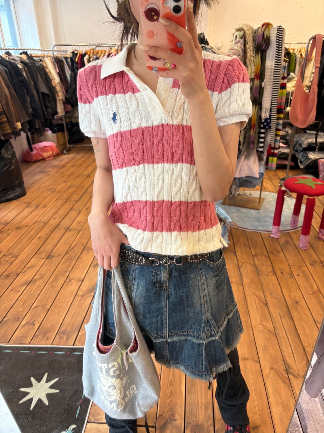 폴로 꽈배기 반팔니트 상품이미지3