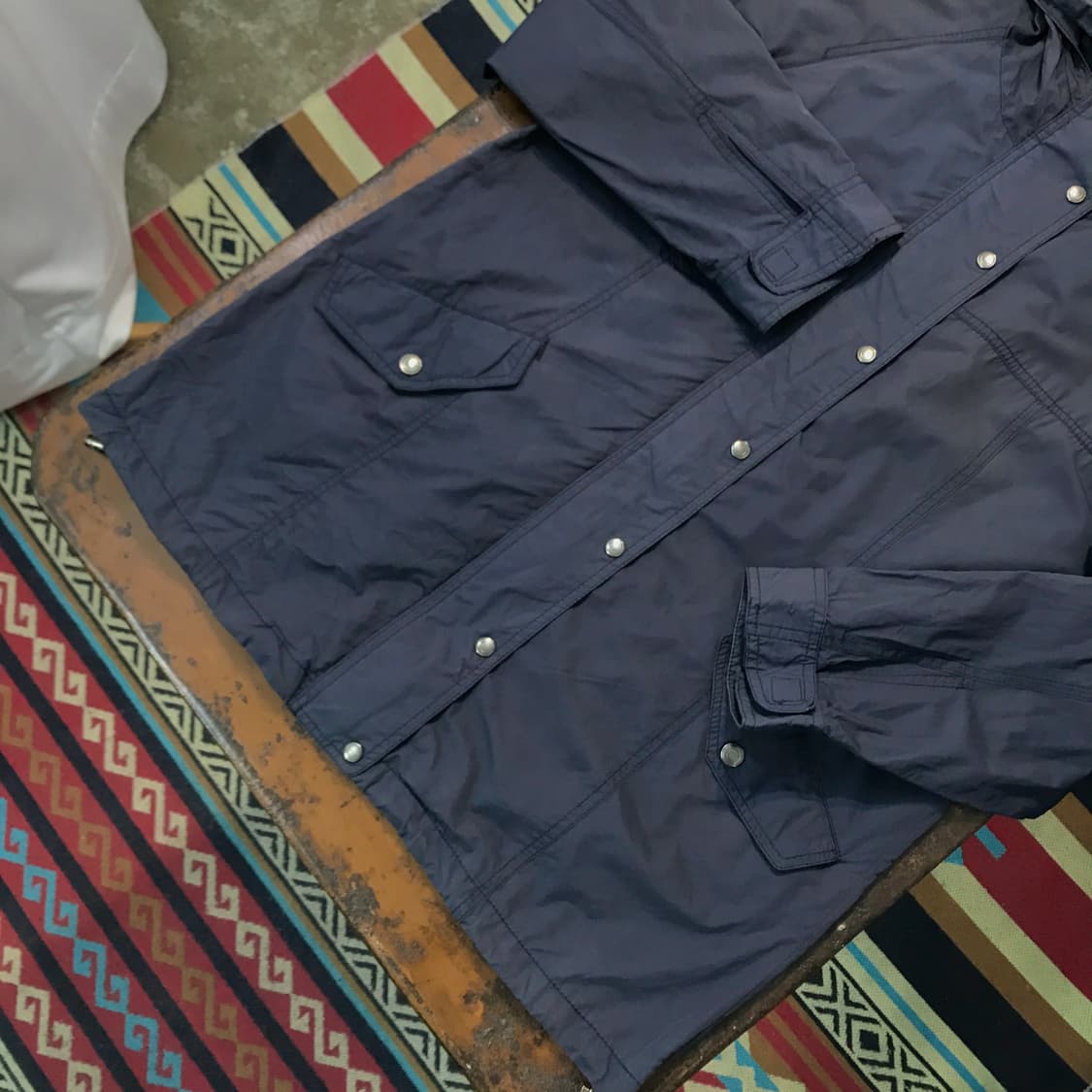 Japan VTG 일본 빈티지 네이비 후디 자켓 여성 66 남성 100  상품이미지3