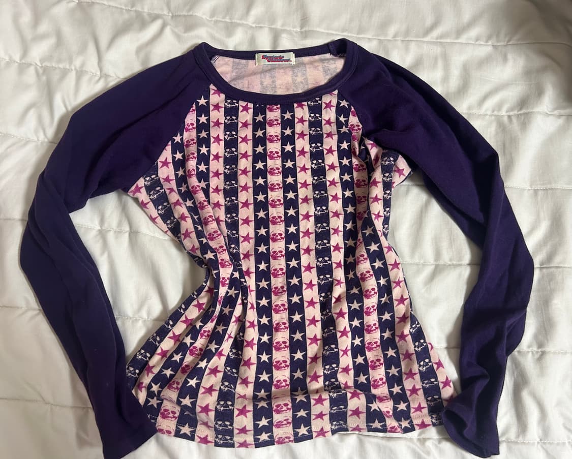 히스테릭글래머 퍼플 스타 롱슬리브  상품이미지1