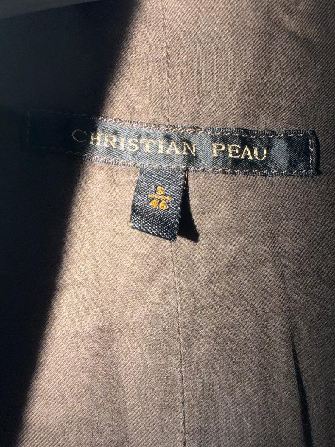 Christian peau coat brown 상품이미지4