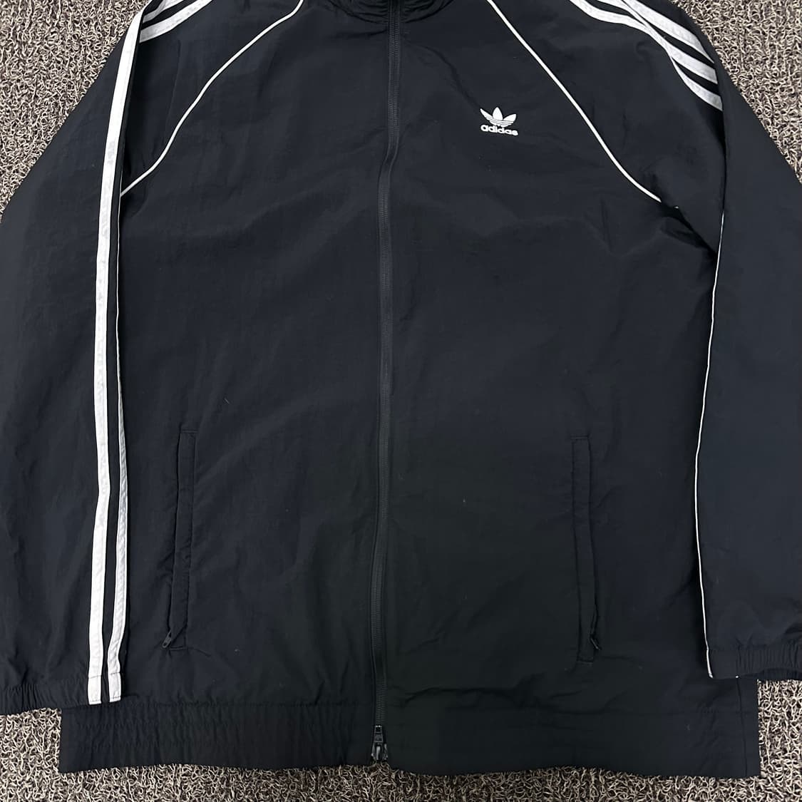 아디다스 윈드브레이커 바람막이 자켓 블랙 L 상품이미지3