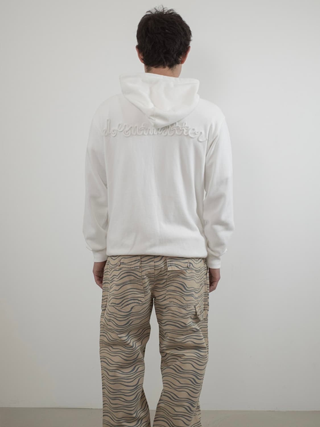 더즌매러 Long String Hoodie (White) L 상품이미지2