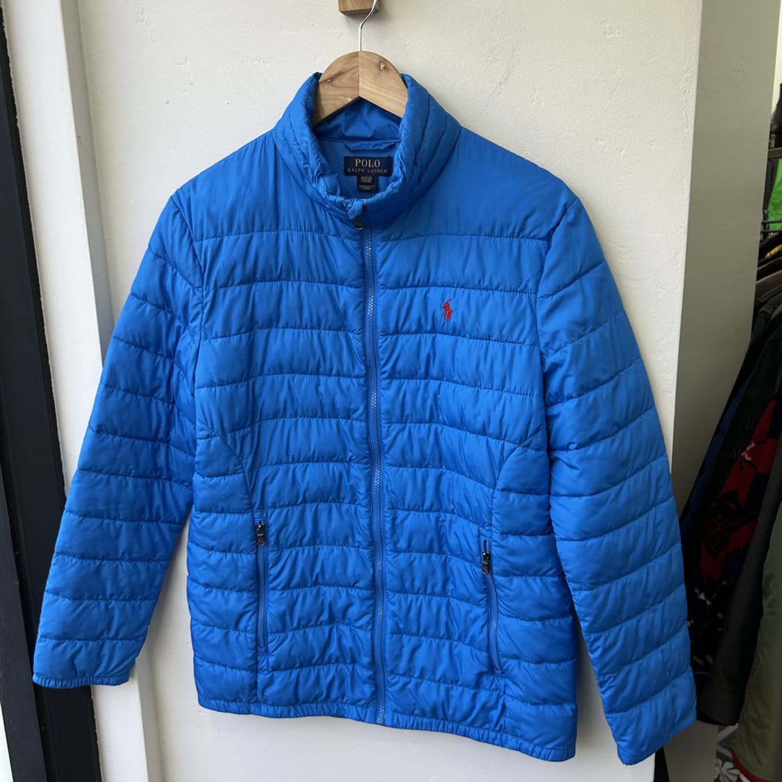 16087 - 폴로 랄프로렌 블루 경량 패딩 상품이미지2