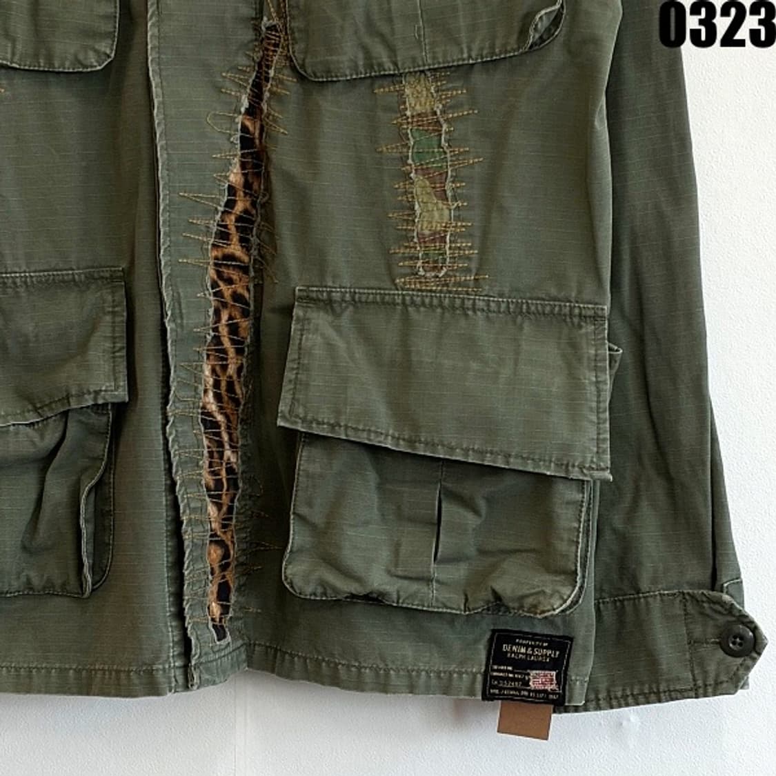 폴로 랄프로렌 데님앤서플라이 라인의 밀리터리 필드 자켓 M 0323  상품이미지4