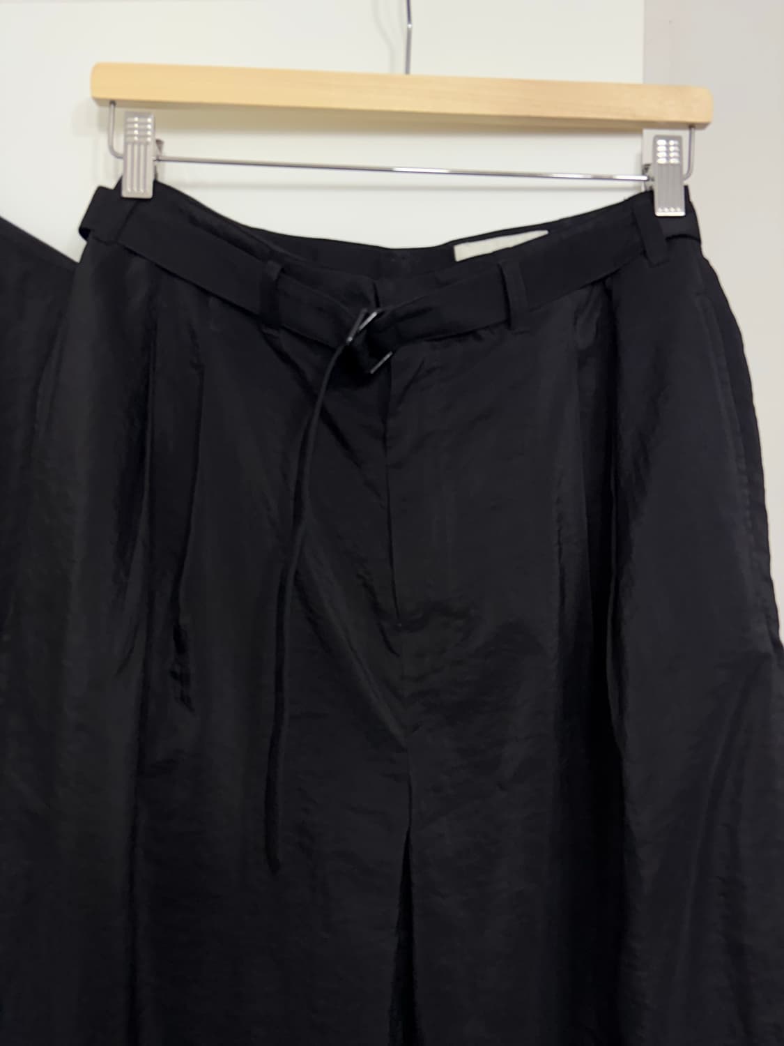 르메르 드라이실크 셋업 블랙 상품이미지5