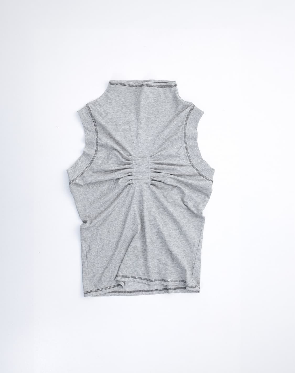 울리카상투스 Pintuck highneck top  상품이미지1