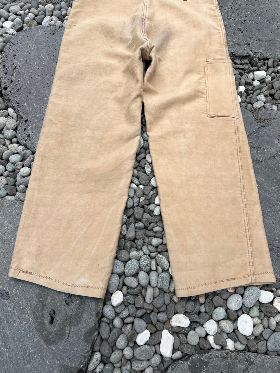 (36인치)OLD VINTAGE FADED BEIGE 몰스킨워크팬츠 상품이미지9