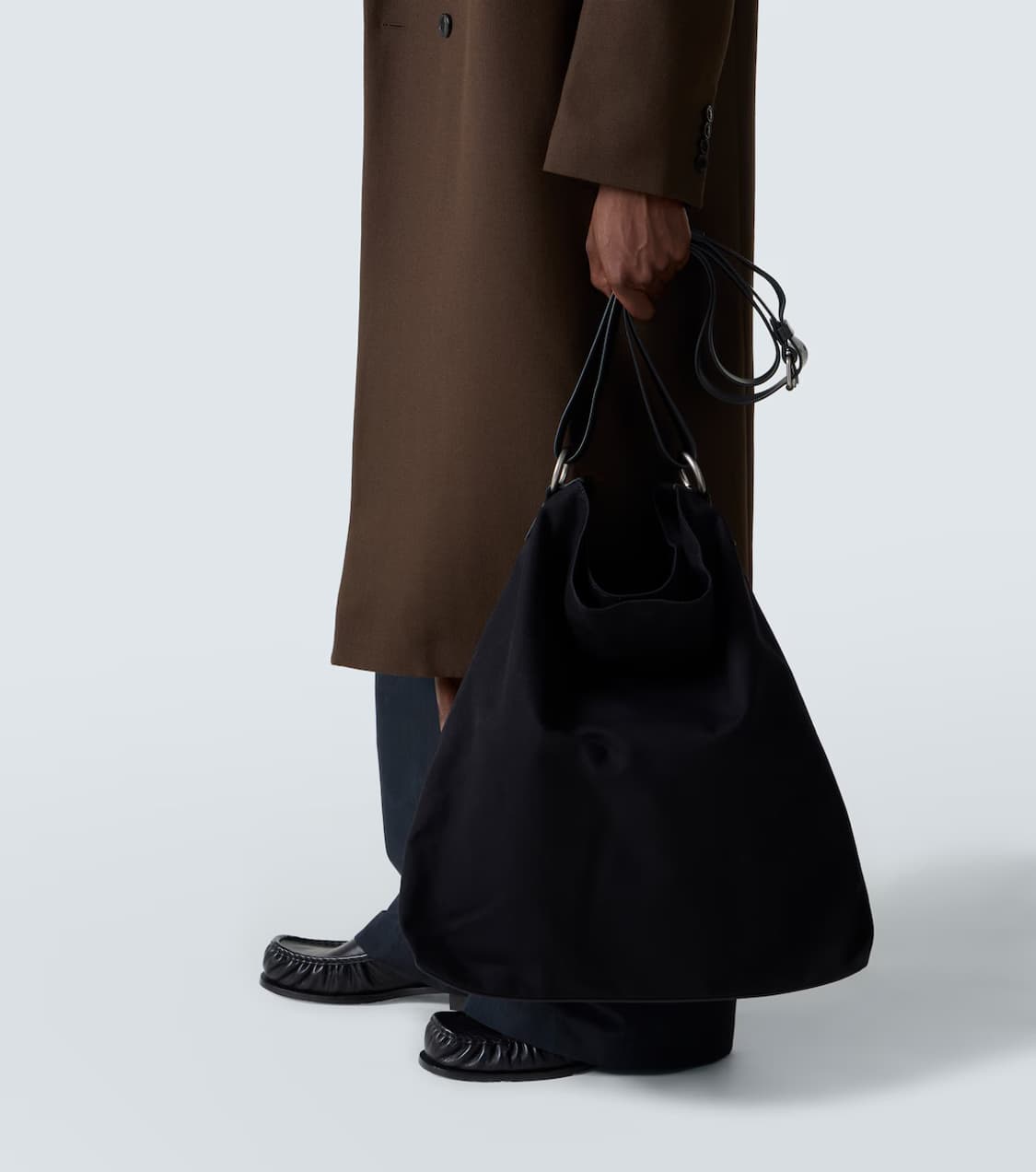 Dries van noten leather canvas bag 상품이미지5