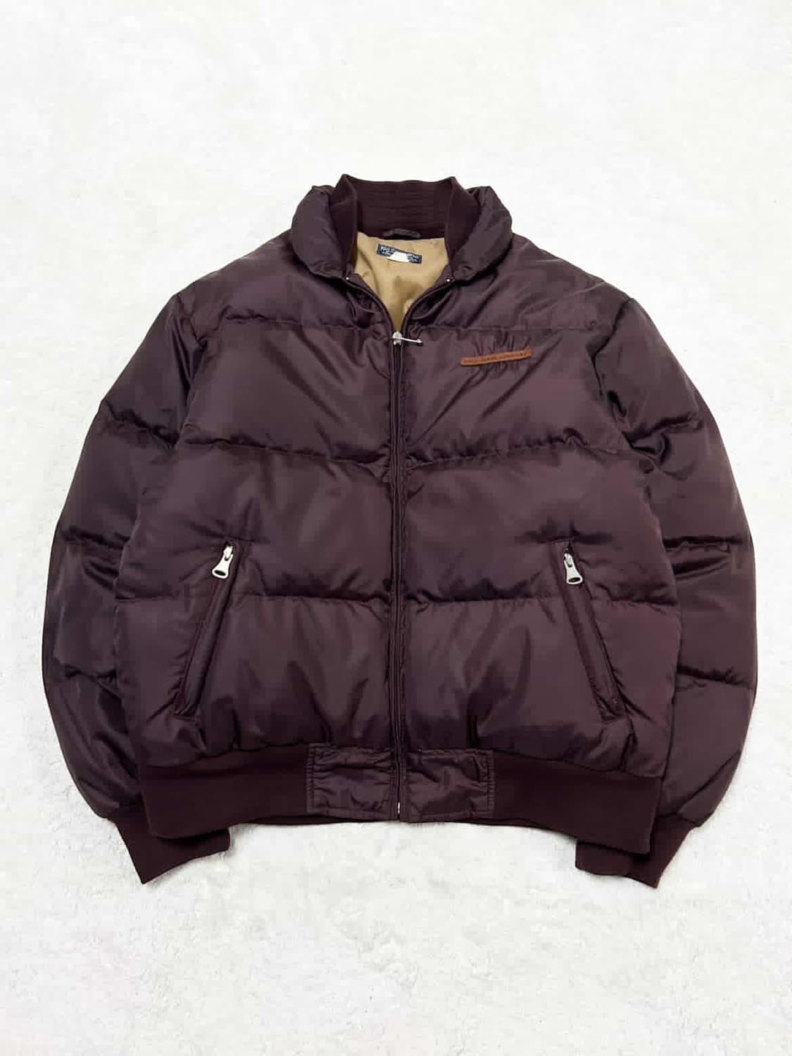 폴로 진스 버건디 덕다운 패딩 상품이미지5