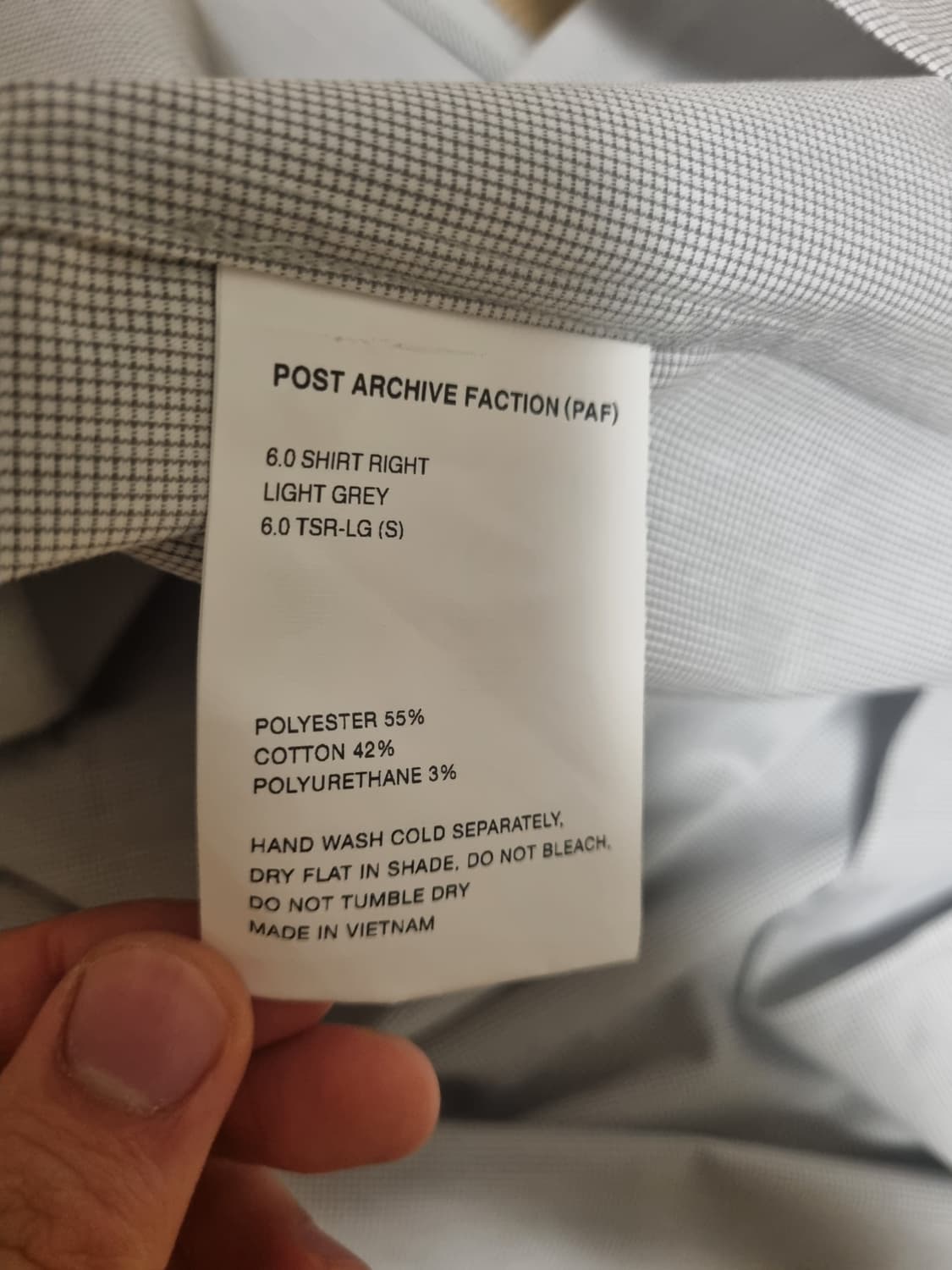 파프 PAF 6.0 셔츠 라이트 그레이 상품이미지7