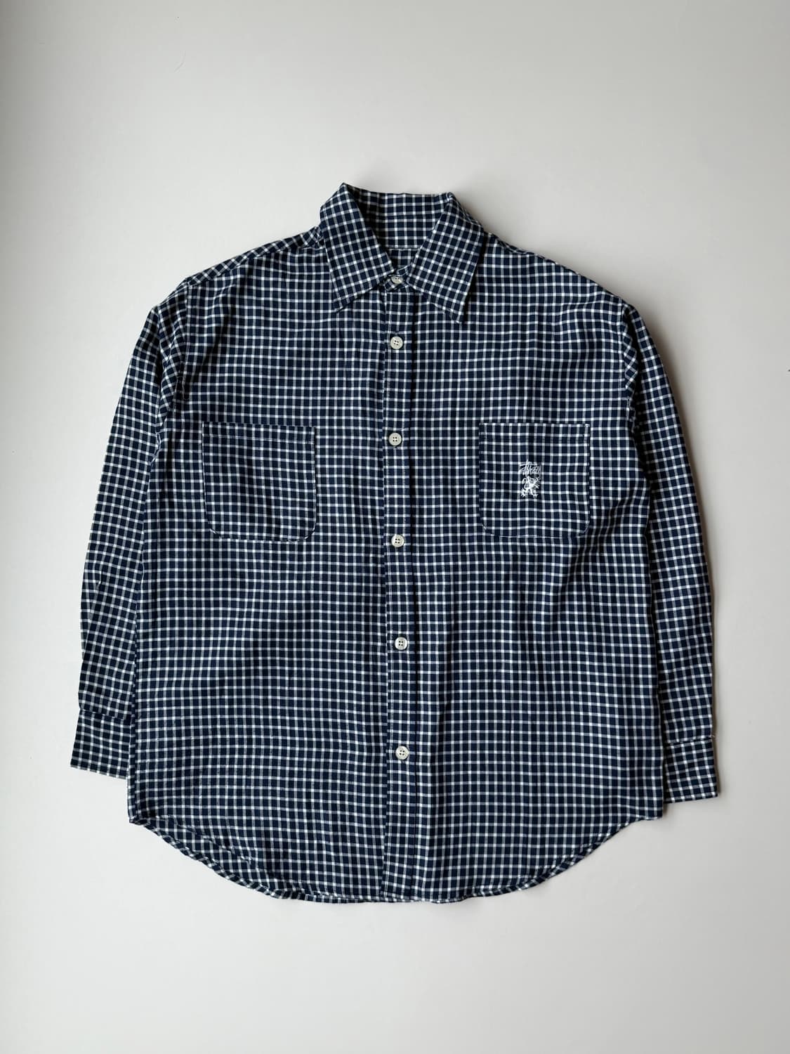 올드 스투시 체크 셔츠 상품이미지1