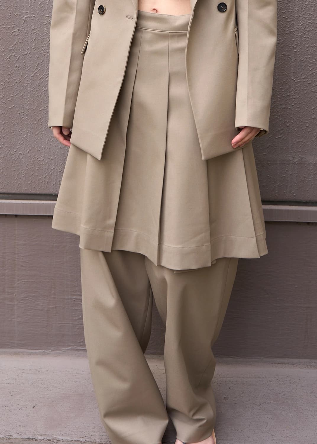 악토브헤 시티 플리츠 스커트 상품이미지3