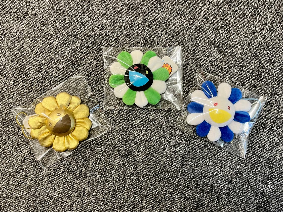 무라카미 다카시 카이카이키키 플라워 키링 / 브로치  상품이미지1