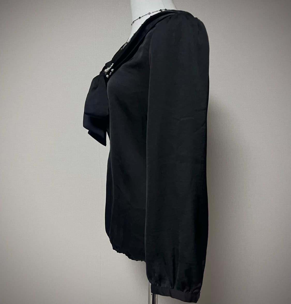 오네갸루 로맨틱 큐빅 리본탑 고스 고딕 상품이미지3